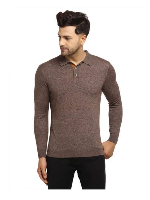 global-republic-brown-regular-fit-pullover