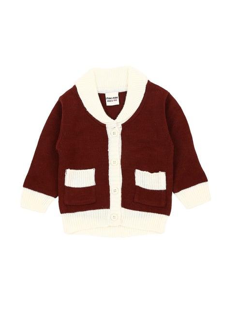 mee-mee-kids-maroon-&-white-solid-sweater