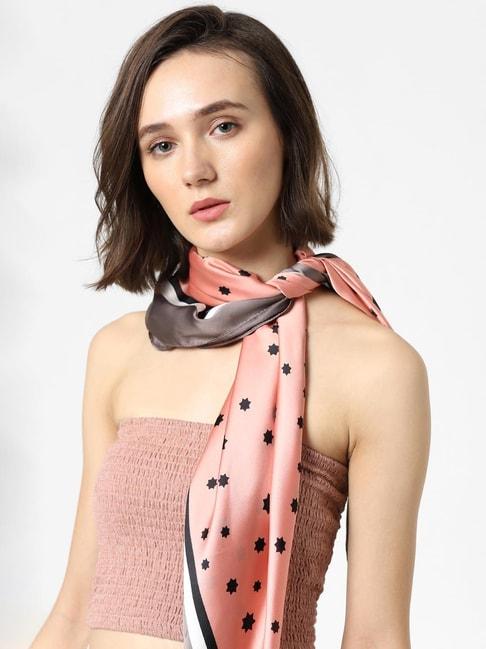 only-pink-printed-scarf