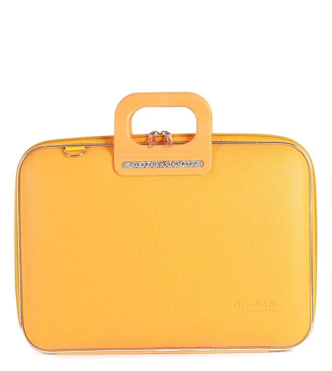bombata-firenze-classic-yellow-15"-laptop-briefcase