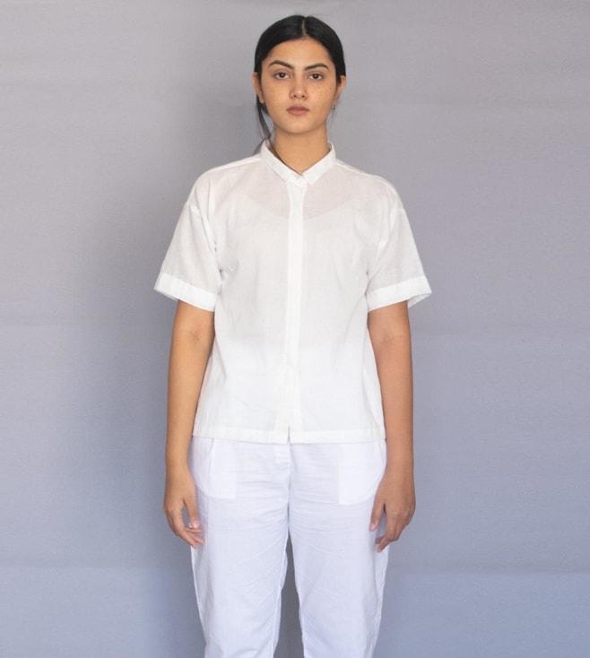merakus-white-drop-shoulder-shirt