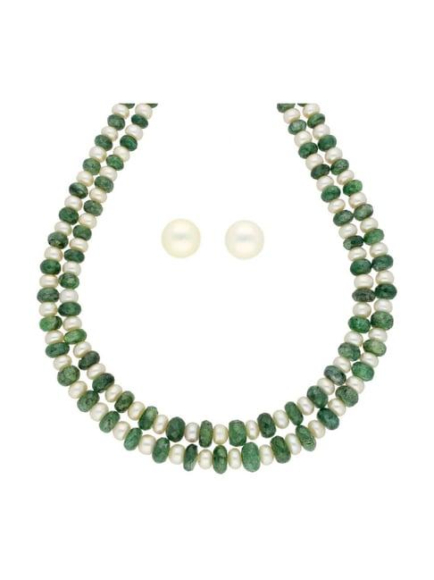sri-jagdamba-pearls-green-alloy-classic-necklace-set