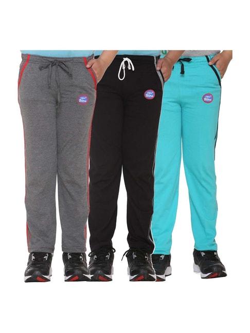 vimal-jonney-kids-multicolor-mid-rise-trackpants---pack-of-3