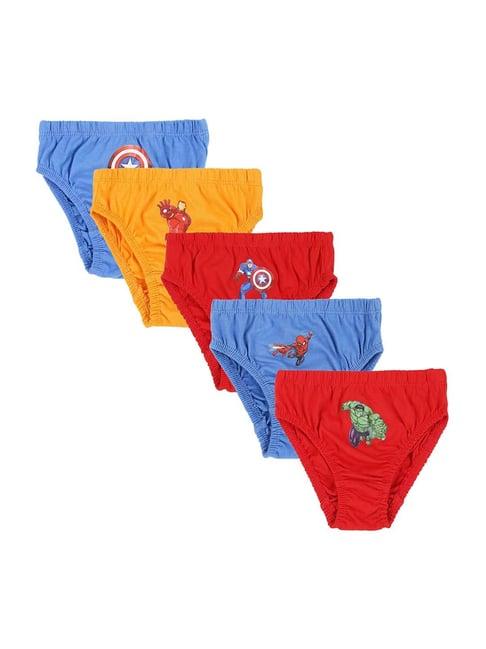 nuluv-kids-multicolor-cotton-printed-briefs---pack-of-5