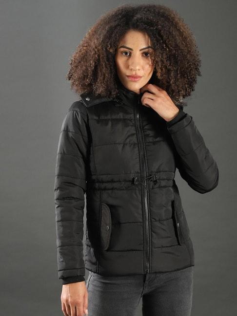 campus-sutra-black-quilted-jacket