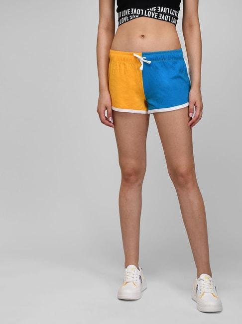 kotty-yellow-&-blue-shorts