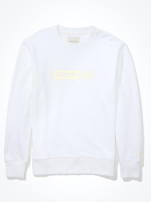 american-eagle-white-cotton-regular-fit-printed-sweatshirt