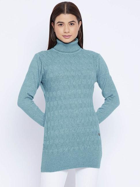 duke-sage-green-self-design-longline-sweater