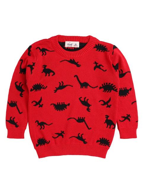 simply-kids-red-printed-sweatshirt