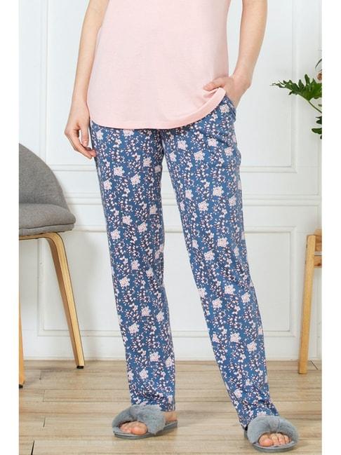 van-heusen-blue-printed-pyjamas