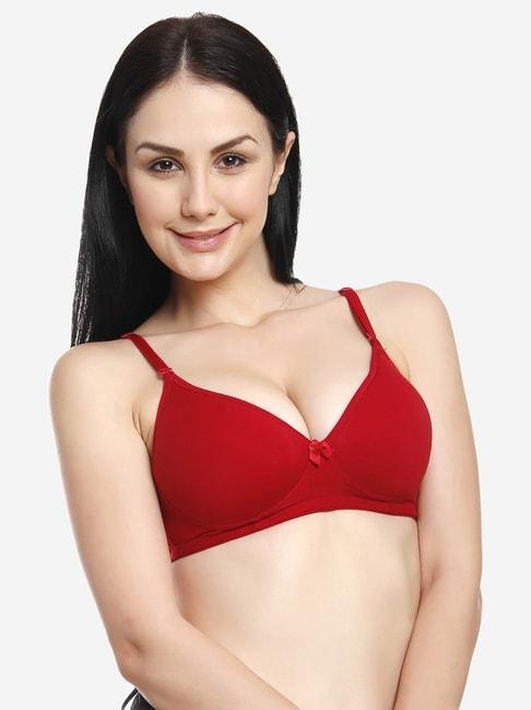innocence-maroon-non-wired-non-padded-t-shirt-bra