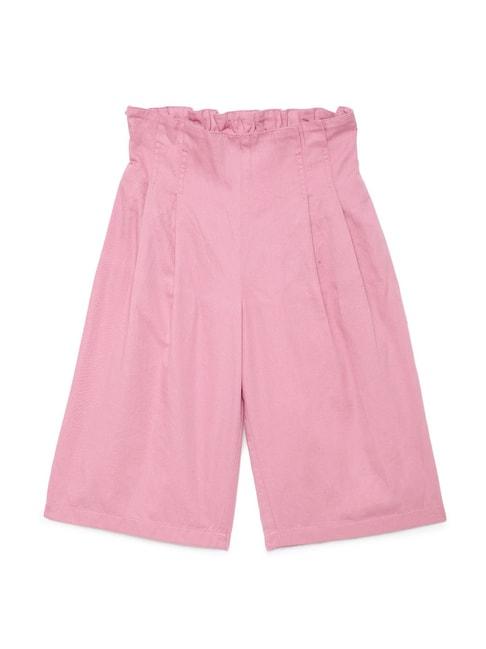 under-fourteen-only-kids-pink-solid-culottes