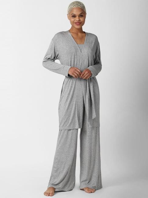 forever-21-grey-textured-night-suit