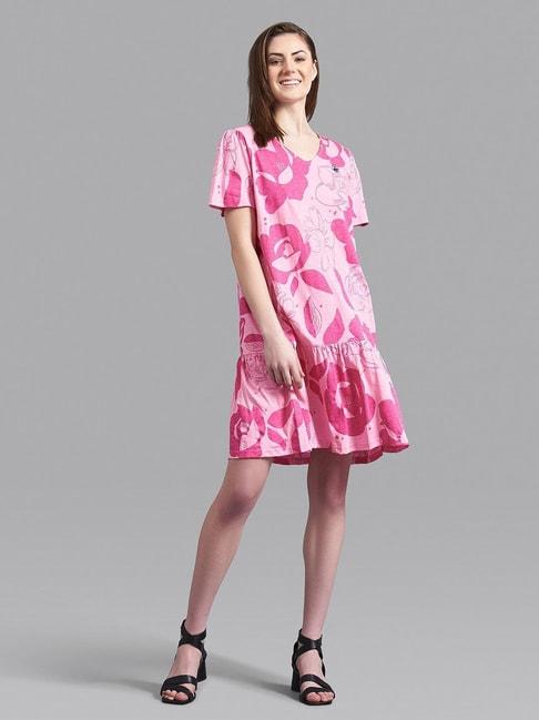 beverly-hills-polo-club-light-pink-floral-print-dress