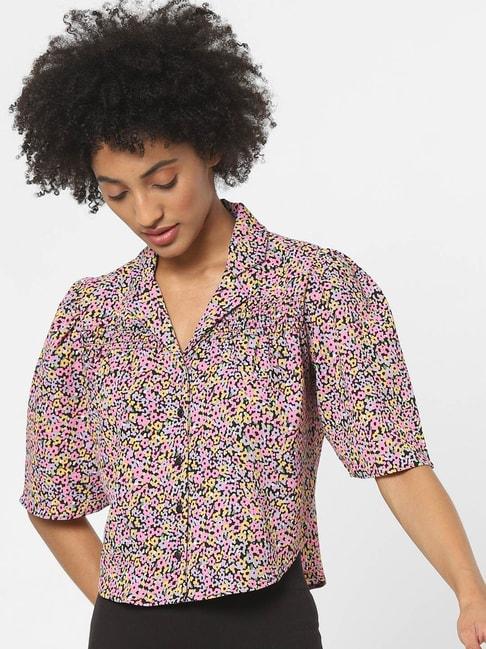 only-multicolored-floral-print-shirt