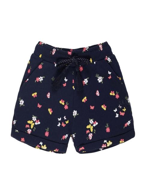 plum-tree-kids-navy-cotton-floral-print-shorts
