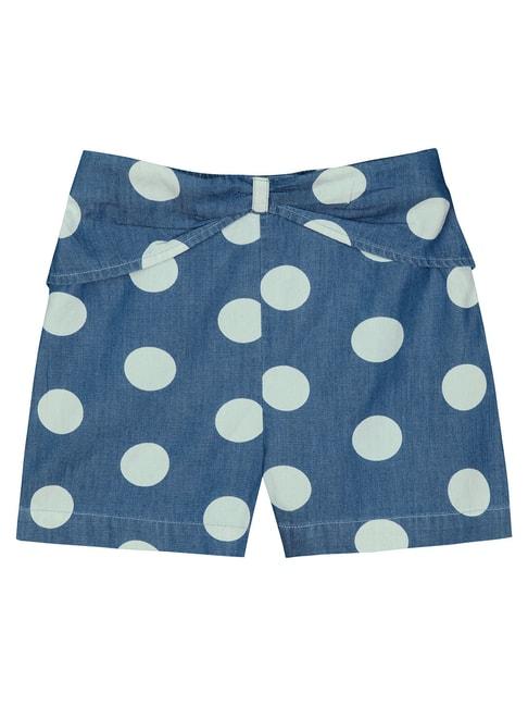 budding-bees-kids-blue-printed-shorts