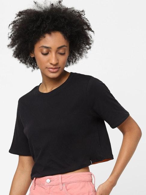 only-black-boxy-fit-crop-t-shirt