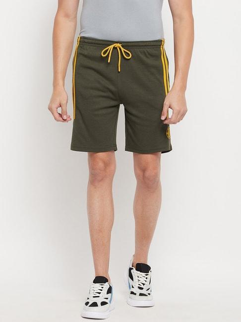 duke-olive-regular-fit-shorts