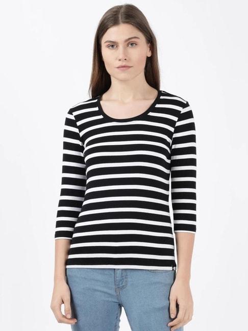 jockey-black-striped-t-shirt