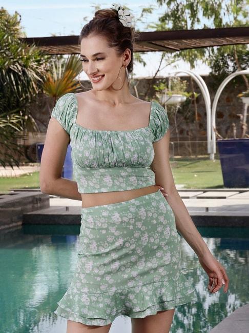 sera-green-printed-crop-top-with-skirt
