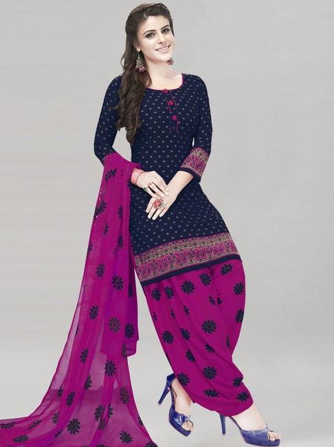 satrani-navy-&-pink-printed-unstitched-dress-material
