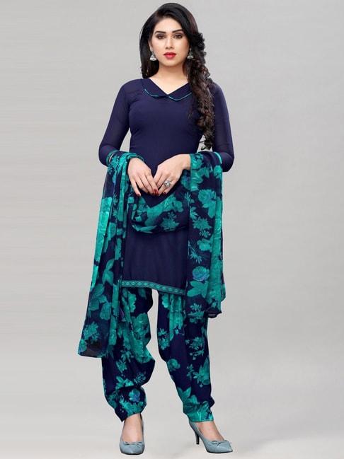 satrani-navy-floral-print-unstitched-dress-material
