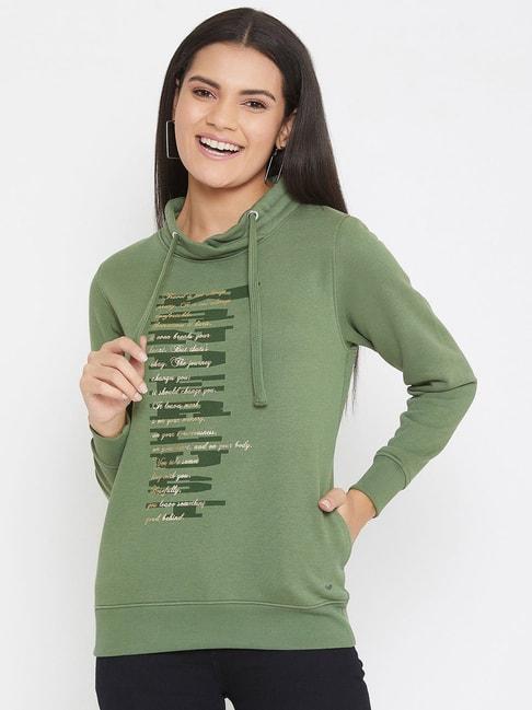 crimsoune-club-olive-graphic-print-sweatshirt
