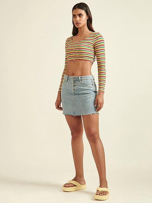 cover-story-multicolor-striped-crop-top