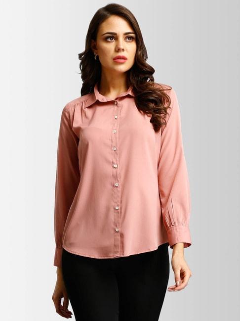 fablestreet-pink-regular-fit-shirt