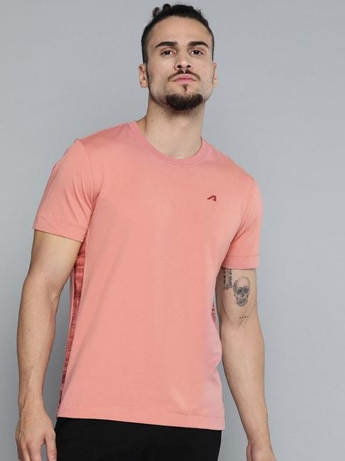 alcis-peach-slim-fit-t-shirts