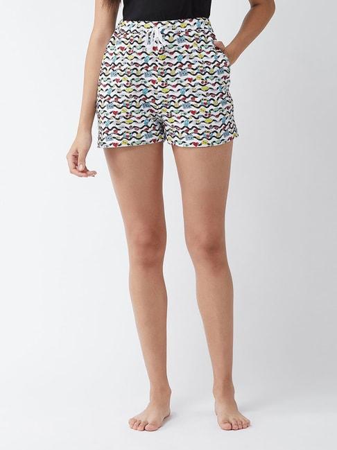 miss-chase-multicolor-printed-shorts
