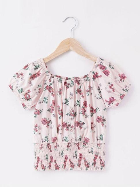 ed-a-mamma-kids-white-&-pink-floral-print-top