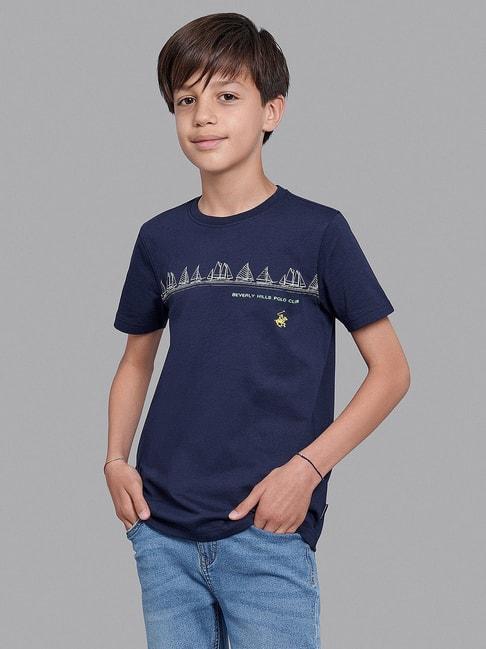 beverly-hills-polo-club-kids-navy-printed-t-shirt