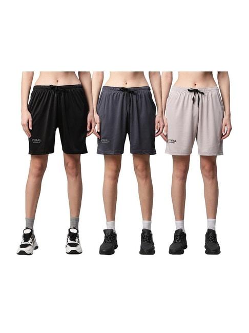 vimal-jonney-multicolor-logo-sports-shorts-(pack-of-3)
