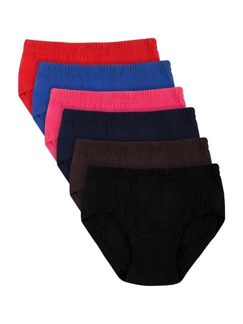 dyca-kids-multicolor-cotton-solid-panties-(pack-of-6)