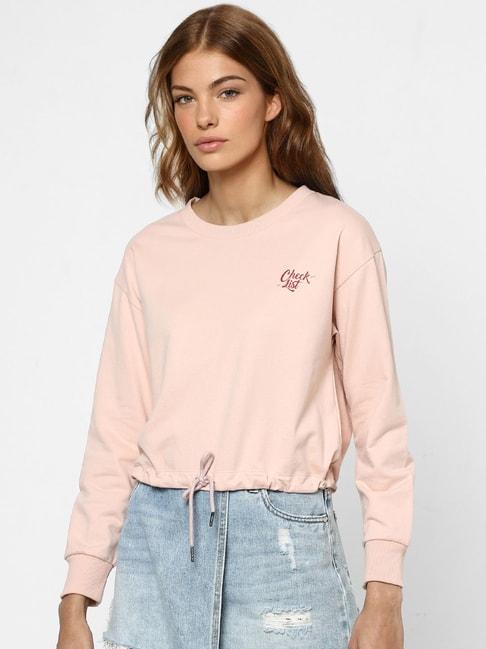 only-peach-printed-cotton-sweatshirt