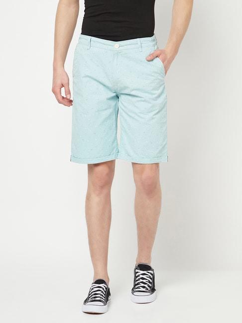 crimsoune-club-men-mint-green-printed-shorts