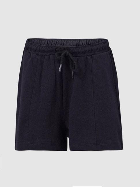 kids-only-black-solid-shorts