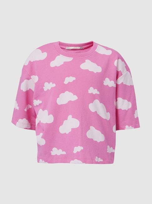 kids-only-neon-pink-printed-sweatshirt