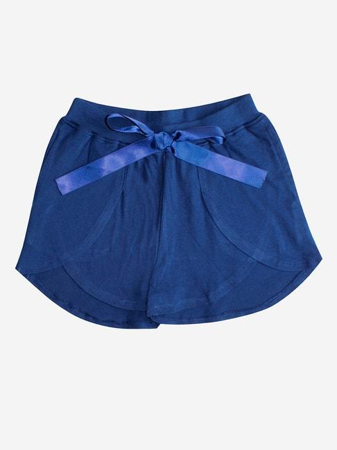 kiddopanti-kids-navy-solid-shorts