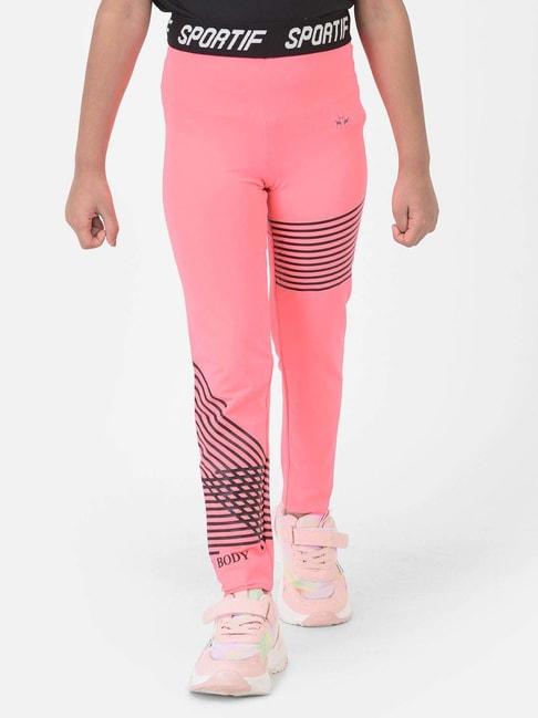 crimsoune-club-kids-pink-&-black-printed-trackpants