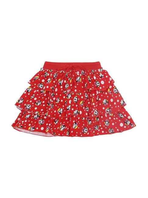 bodycare-kids-red-cotton-printed-skirt