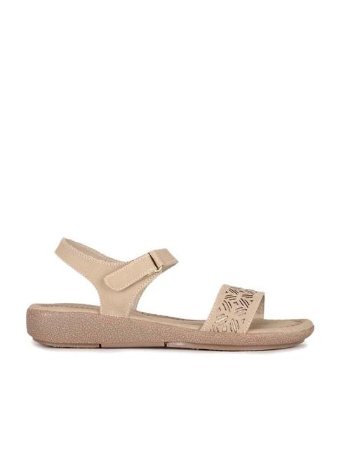 bata-women's-beige-ankle-strap-wedges