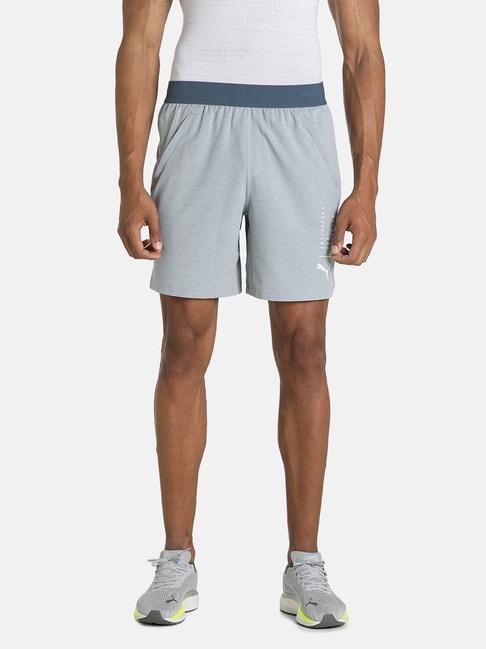 puma-grey-regular-fit-shorts