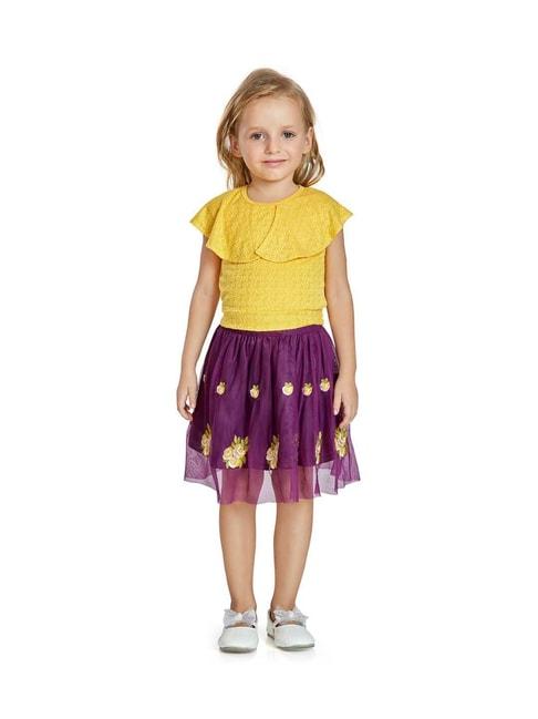 peppermint-kids-yellow-&-purple-embroidered-top-set