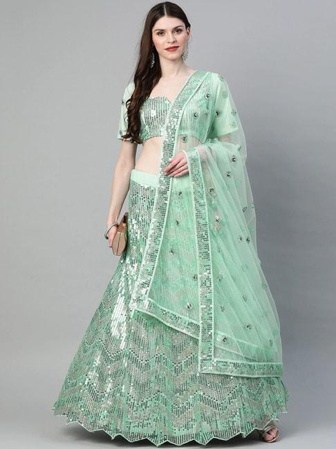 readiprint-fashions-green-embellished-semi-stitched-lehenga-choli-set-with-dupatta