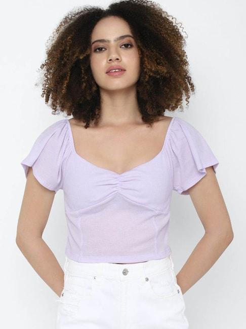 american-eagle-outfitters-purple-top