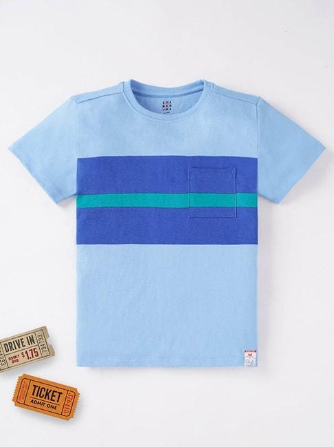 ed-a-mamma-kids-blue-color-block-t-shirt