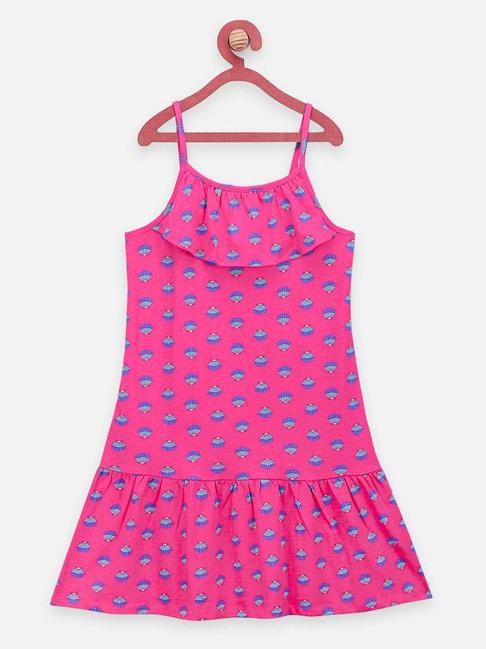 lilpicks-kids-pink-cotton-printed-dress